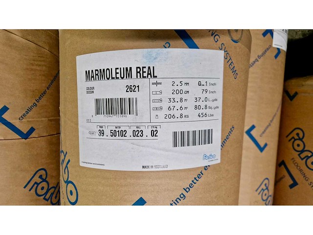 Forbo marmoleum real kleur 2621 rol linoleum - afbeelding 2 van  4