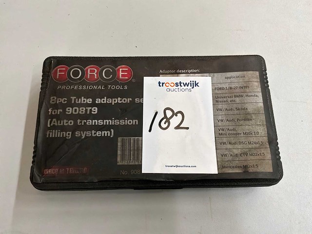Force tube adaptor set 8-delig - afbeelding 2 van  2