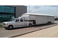 Ford - 1990 - f350 - dually crew cab - big block met podiumtrailer - afbeelding 1 van  12
