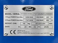 Ford - 2026 - fdt10200se - 7.9 kva diesel generator 3phase - afbeelding 13 van  20