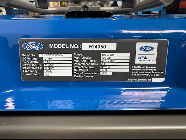 Ford - 2026 - fg4050 - stroomgenerator 2.8kw - afbeelding 8 van  20