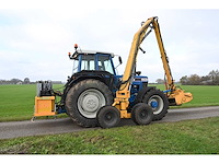 Ford - 8630 power shift - 40km p/u vierwielaangedreven landbouwtractor met hydraulische klepel-maaier opbouw bos type he 7500d met toebehoren - afbeelding 4 van  47