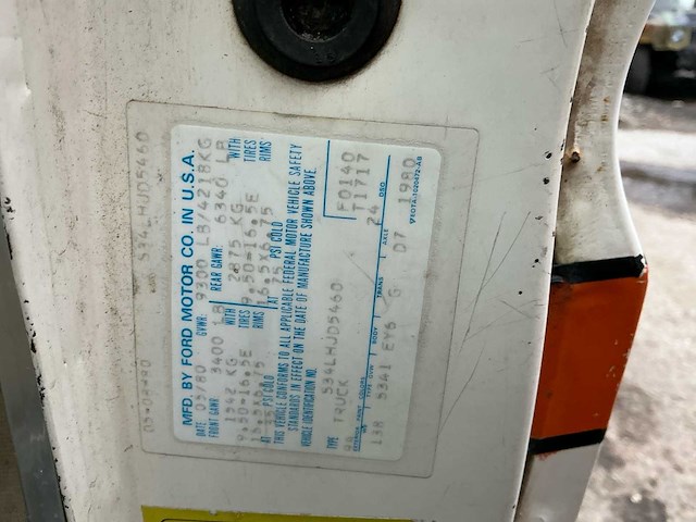 Ford - e350 460cui - econoline e350 1980 - van - afbeelding 32 van  40