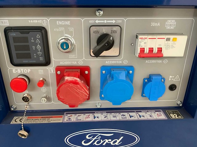 Ford - fdt10200se - 7.9 kva diesel generator 3phase - afbeelding 4 van  9