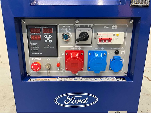Ford - fgt6300se - aggregaat / generator - diesel - 230v én 400v krachtstroom - 2026 - afbeelding 18 van  21
