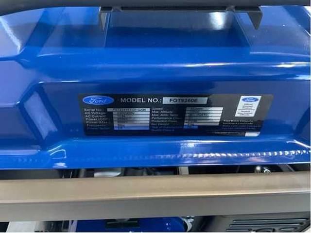 Ford - fgt9250e noodstroom aggregaat / generator 2026 benzine - 8125kva piek - afbeelding 5 van  5