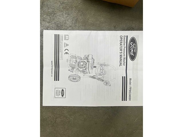 Ford - fpwg3400 - hogedrukreiniger 234 bar - afbeelding 8 van  10