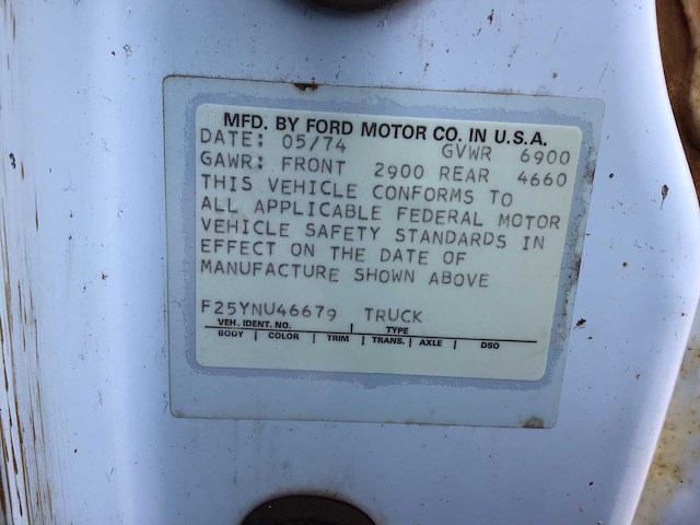 Ford - pick up - f250 - oldtimer - afbeelding 8 van  31