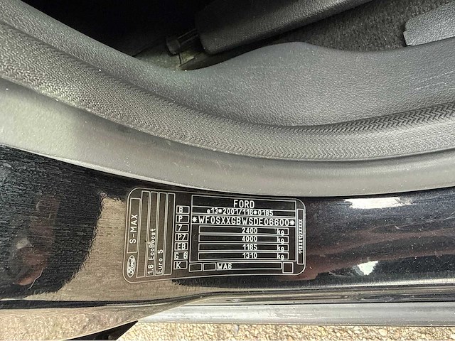 Ford - s-max - 1.6 ecob. plat. - personenauto - 2014 - afbeelding 12 van  19