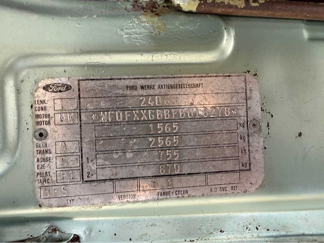 Ford - taunus - 2.0 gl - oldtimer - 1981 - afbeelding 6 van  16