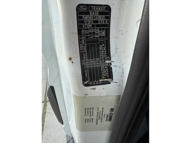 Ford - transit - be trekker - bedrijfswagen - afbeelding 13 van  20
