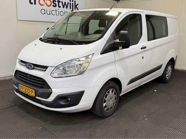 Ford - transit custom - 270 2.2 tdci l1h1tdc - dubbel cabine - bedrijfswagen - 2015 - afbeelding 1 van  17