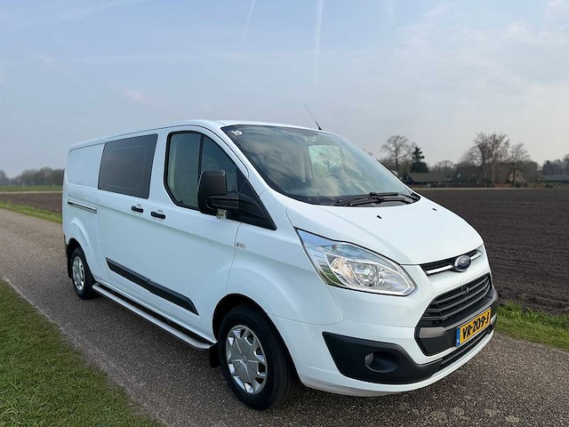Ford - transit custom - 290 2.2 tdci l2h1tdc - dubbele cabine - bedrijfswagen - afbeelding 12 van  14