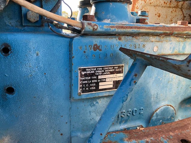 Ford 1700 2rm minitractor - afbeelding 19 van  20