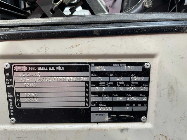 Ford 1985 mk2 brandweerwagen - afbeelding 17 van  61
