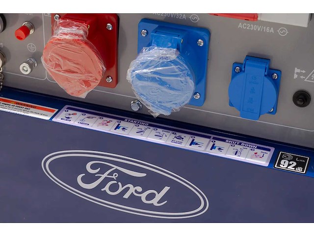 Ford 7.9 kva diesel generator 3phase - fdt10200se - afbeelding 18 van  20