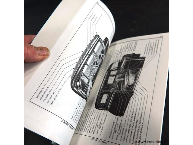 Ford body parts list - afbeelding 4 van  5