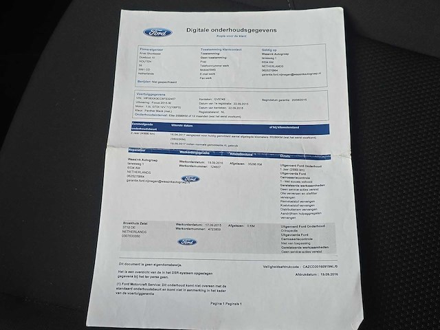 Ford c-max 2.0 plug-in hybrid titanium plus 2015 | gv-862-t i - afbeelding 22 van  33