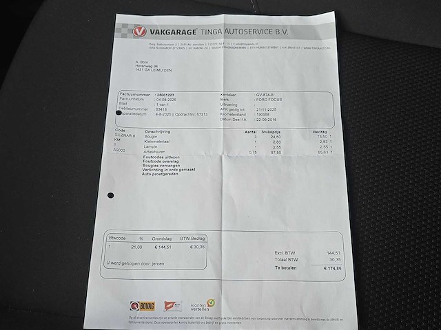 Ford c-max 2.0 plug-in hybrid titanium plus 2015 | gv-862-t i - afbeelding 25 van  33