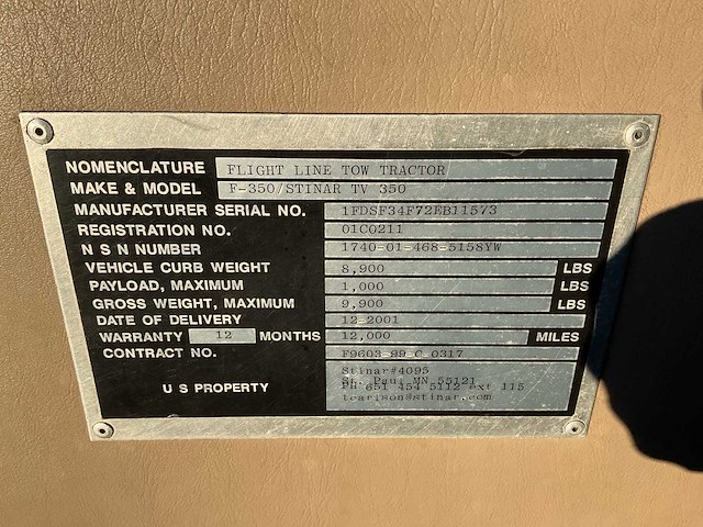 Ford f350 first line tow tractor - afbeelding 11 van  17