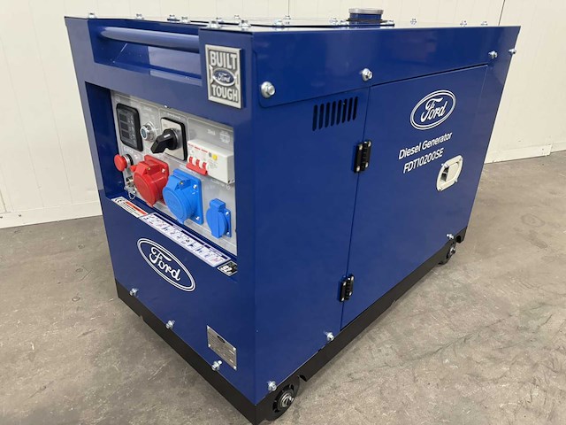 Ford fdt 10200se -aggregaat / generator diesel 2026 - 230v én 400v krachtstroom - afbeelding 1 van  17
