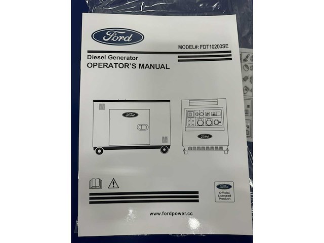 Ford fdt 10200se -aggregaat / generator diesel 2026 - 230v én 400v krachtstroom - afbeelding 8 van  17