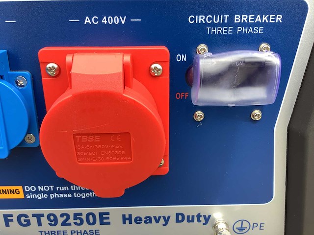 Ford fgt-9250e 230/400 volt e-start noodstroomgenerator./ generator - afbeelding 6 van  21