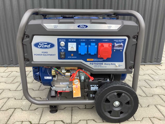 Ford fgt-9250e 230/400 volt e-start stroomgenerator - afbeelding 1 van  9