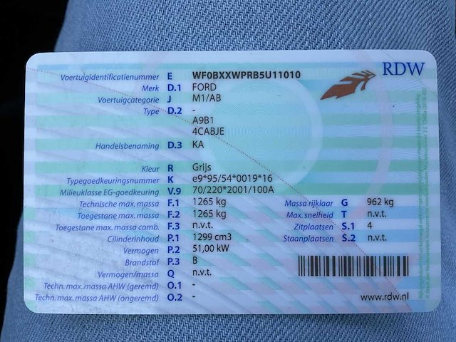 Ford ka 1.3 appel 2005 | 40-rl-zv - afbeelding 3 van  3