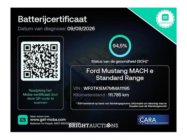 Ford mustang rwd 75 kwh 2021 (origineel-nl), l-699-nr - afbeelding 39 van  41
