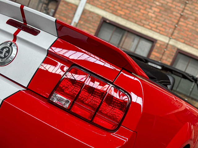 Ford mustang shelby gt500 5.0 v8 506pk 2010 convertible, xs-652-p - afbeelding 12 van  46