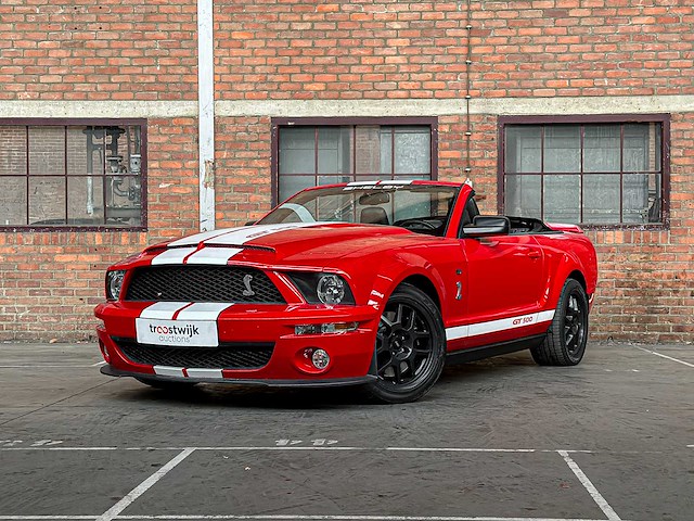 Ford mustang shelby gt500 5.0 v8 506pk 2010 convertible, xs-652-p - afbeelding 1 van  46