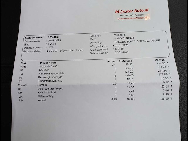Ford ranger 2.0 ecoblue wildtrak supercab 4x4 automaat 2021, vht-92-l - afbeelding 18 van  30