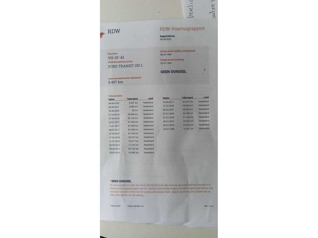 Ford transit 150 l camper 88pk 1994, vh-sf-42 youngtimer - afbeelding 52 van  52