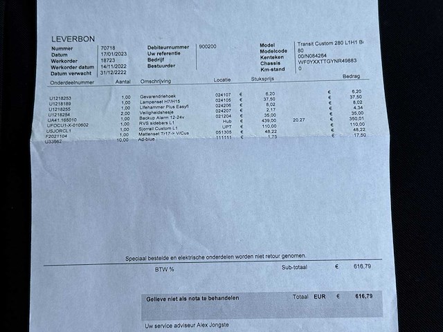 Ford transit custom 280 2.0 tdci l1h1 limited | vtp-37-z - afbeelding 27 van  35