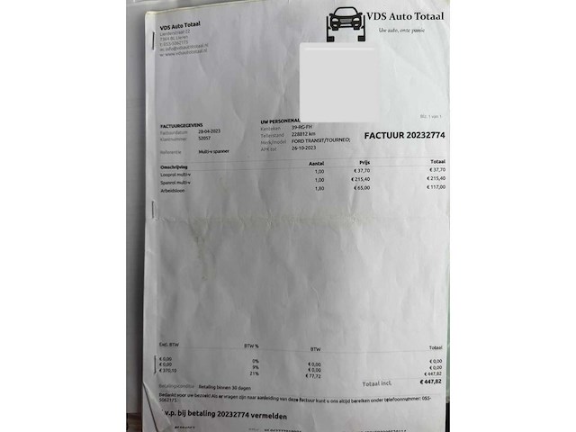 Ford transit custom tourneo 125 t300 camper 39-rg-fh - afbeelding 44 van  55