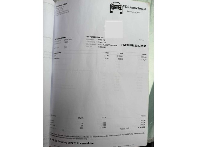 Ford transit custom tourneo 125 t300 camper 39-rg-fh - afbeelding 46 van  55