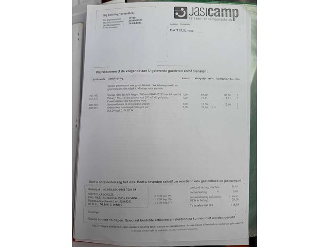 Ford transit custom tourneo 125 t300 camper 39-rg-fh - afbeelding 54 van  55