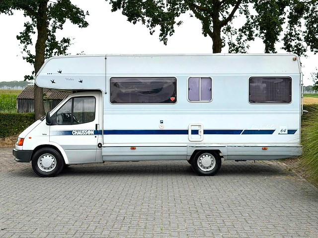 Ford transit kampeerwagen 2.5 turbo diesel chausson 64 camper 15-bh-rx - - afbeelding 10 van  28