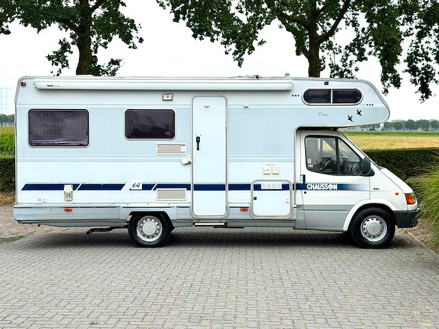 Ford transit kampeerwagen 2.5 turbo diesel chausson 64 camper 15-bh-rx - - afbeelding 24 van  28
