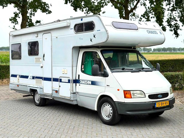 Ford transit kampeerwagen 2.5 turbo diesel chausson 64 camper 15-bh-rx - - afbeelding 25 van  28