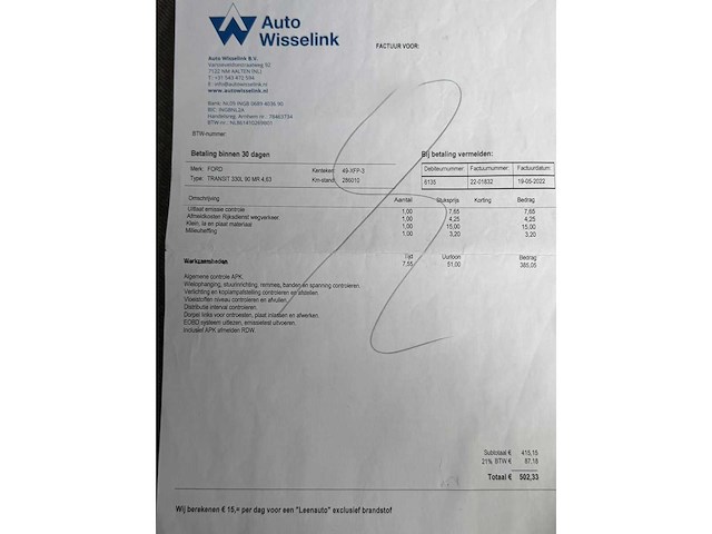 Ford transit kampeerwagen 330l 90 mr 4,63 camper 49-xfp-3 - afbeelding 18 van  26