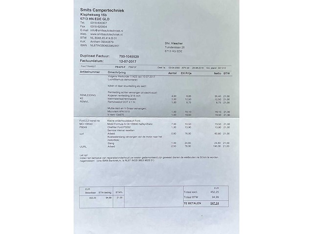 Ford transit nugget camper, pb-970-f - afbeelding 15 van  26