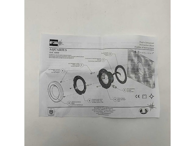 Foresti & suardi 5080 sextans downlight spot - 5080.fx.c.24.10 - afbeelding 2 van  7