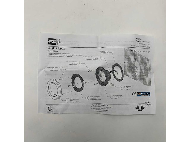 Foresti & suardi 5080 sextans downlight spot - 5080.fx.c.24.10 - afbeelding 3 van  8