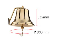 Foresti suardi brass ship bell 300mm rina approved 94 crom - afbeelding 8 van  8