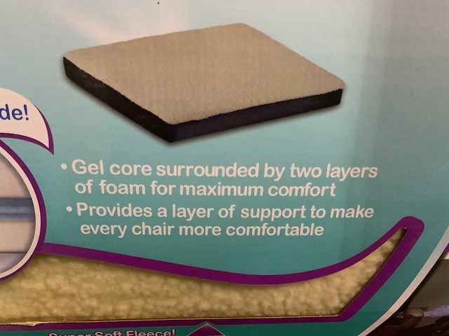 Forever comfy - combination cushion - foam & gel - zitzakken - afbeelding 5 van  5