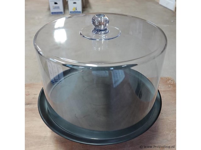 Foriria un giardino taartplateau met stolp - afbeelding 2 van  5