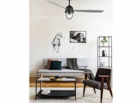 Forlight design plafond ventilator nikkel + lamp - afbeelding 6 van  6