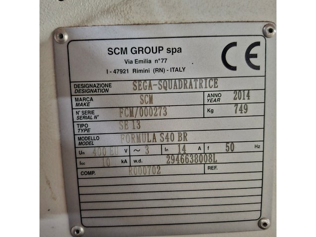 Formaatzaag formula, s40, bouwjaar 2014 - afbeelding 4 van  14
